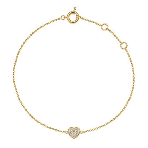 Armband Crivelli Dame in Gelbgold Diamante 0.07 Ct 30-XB1881 - 30-XB1881
